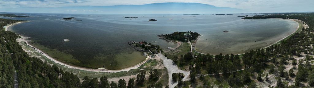 Panoraamakuvaan saa koko maiseman mukaan.