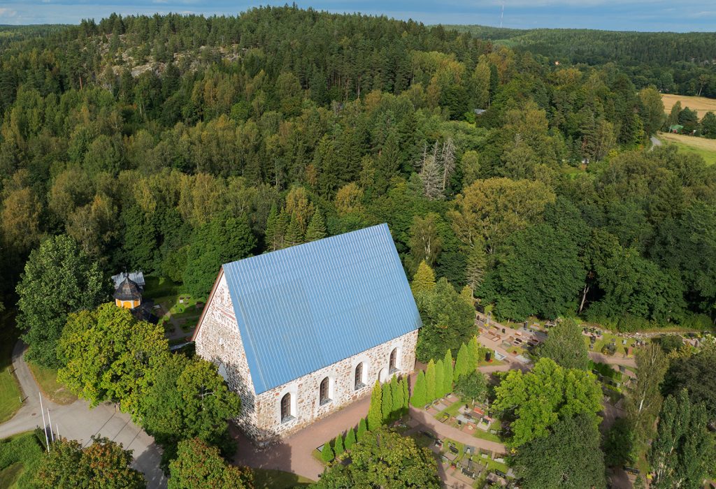 Siuntion kirkko ja Krejansberget